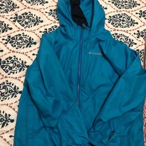 Reversible windbreaker/fluffy jacket from Columbia